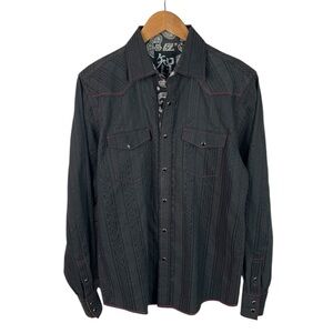 BF1476 Men’s Age Of Wisdom Pearl Button Snap Western Cowboy Shirt S